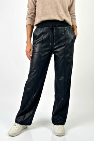 Панталон “Urban Lux” – дамски еко кожен панталон с връзка арт.8010