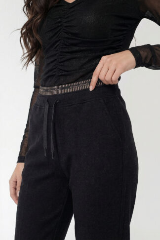 Панталон “Victoria Fit” – втален зимен панталон с ластик и надпис арт.8012