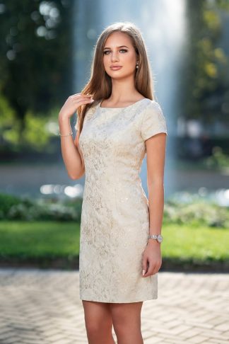 Рокля “Jacquard Luxe” – елегантна рокля от жакард арт.1525